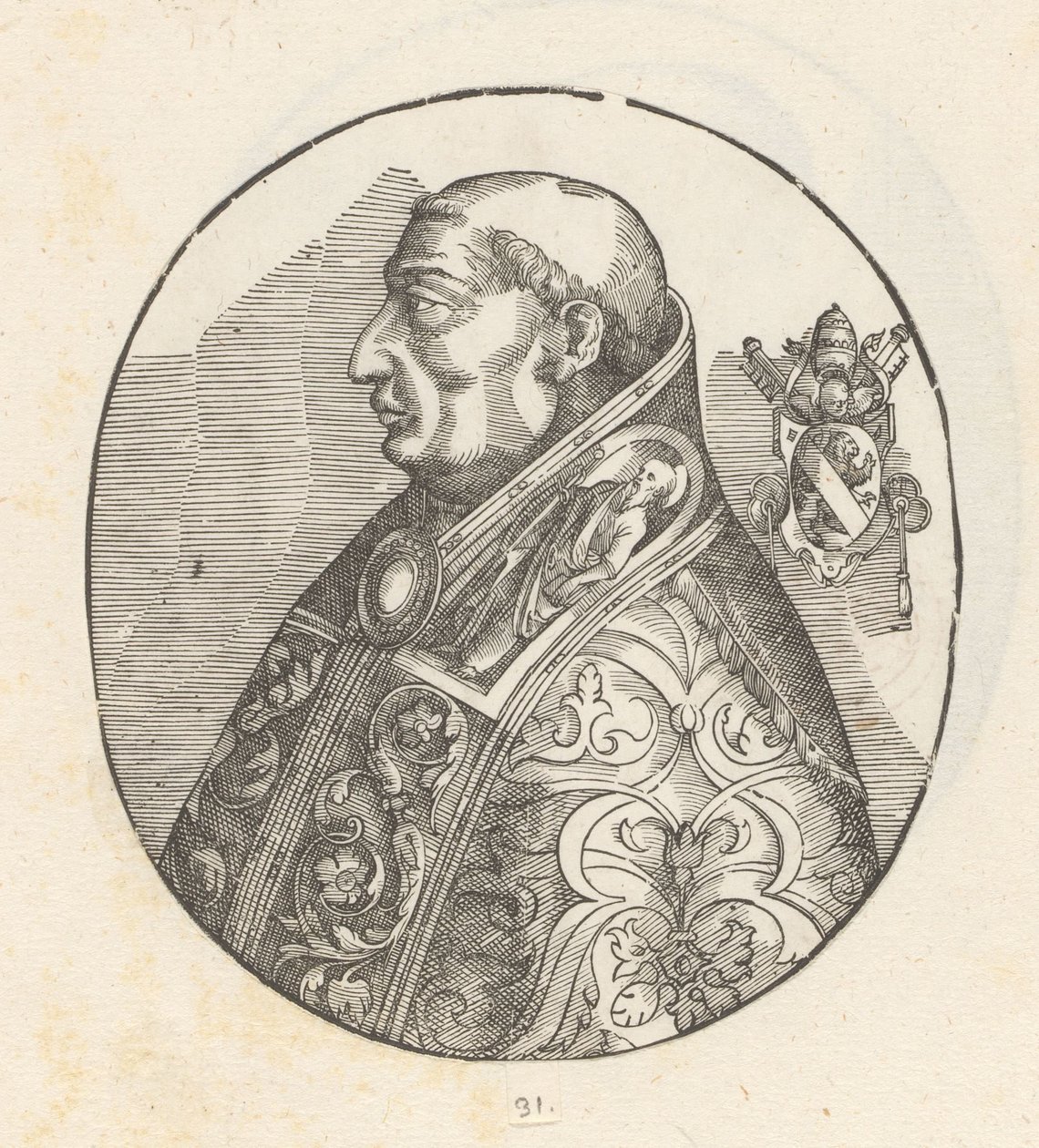 Portrait of Pope Paul II by Anonymous
