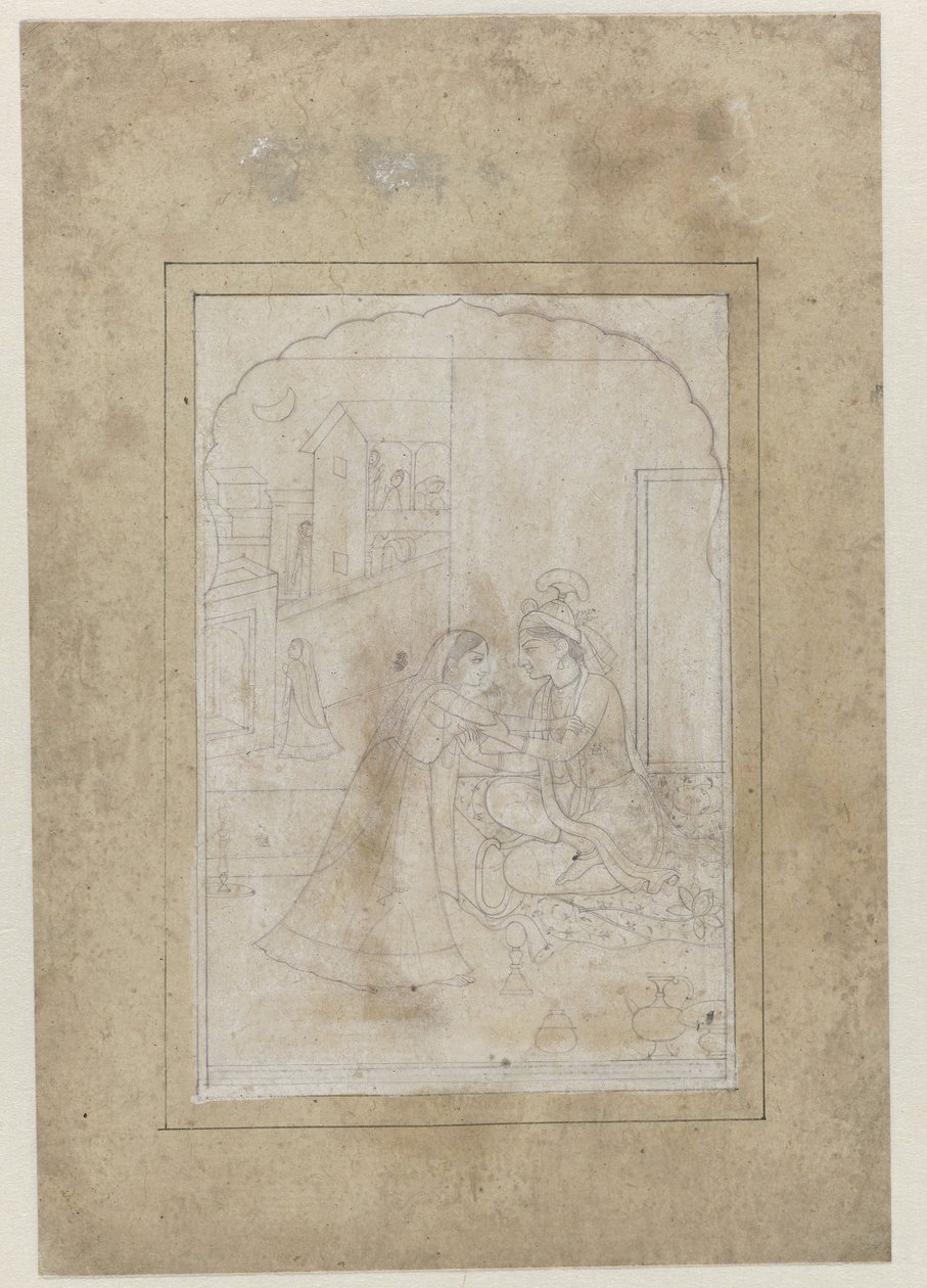 Radha and Krishna by Anonymous