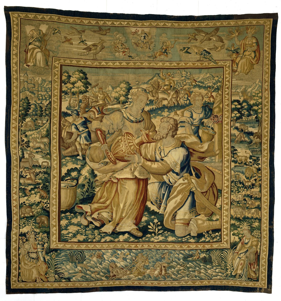 Rebecca and Eliezer at the Well by Anonymous
