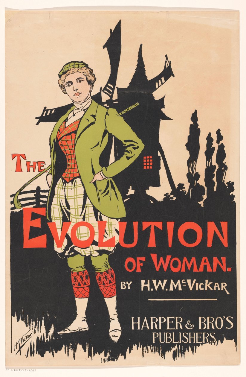 Advertisement for The Evolution of Woman by Harry Whitney McVickar by Anonymous