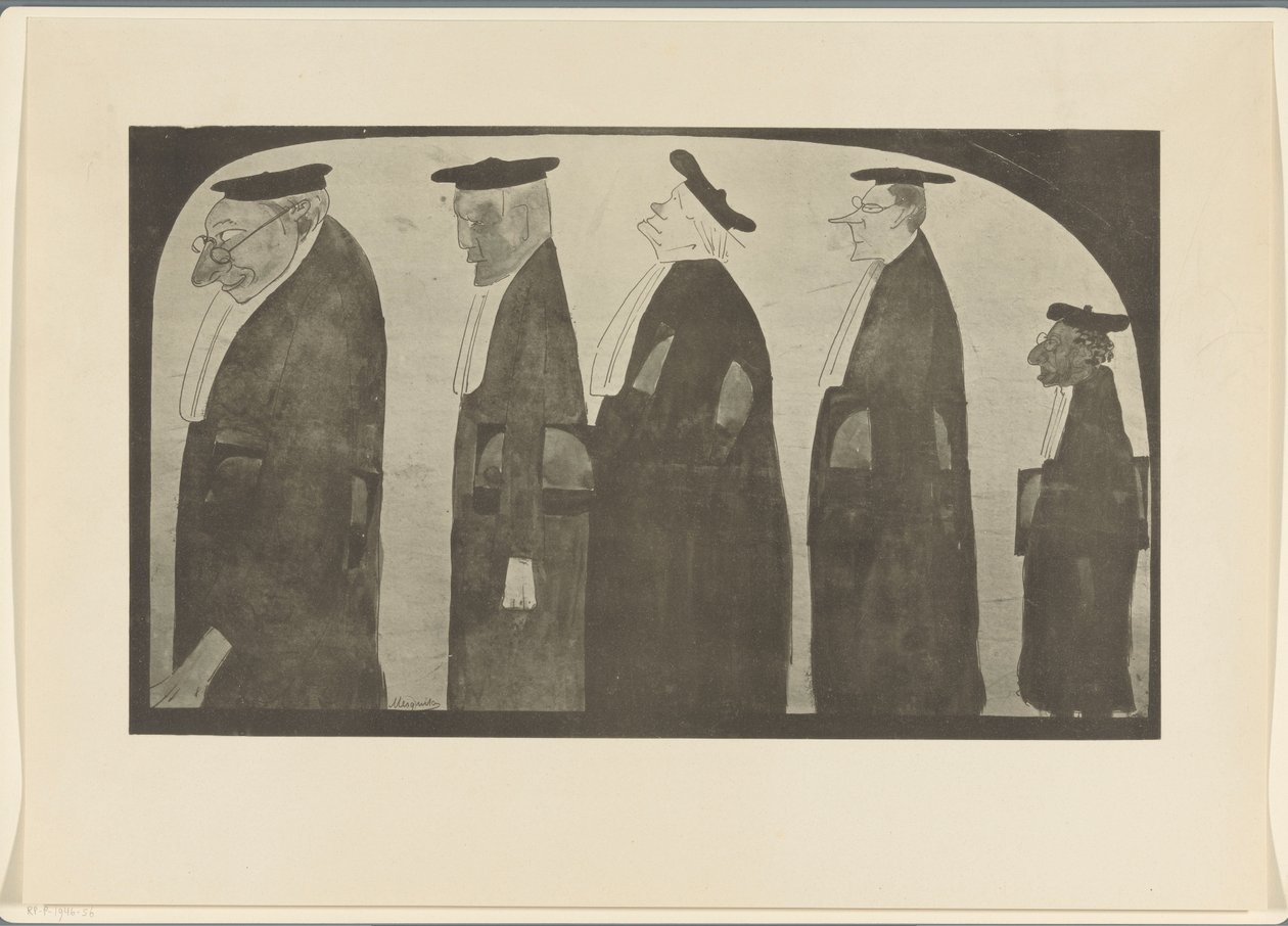 Reproduction of: Procession of Professors by Anonymous