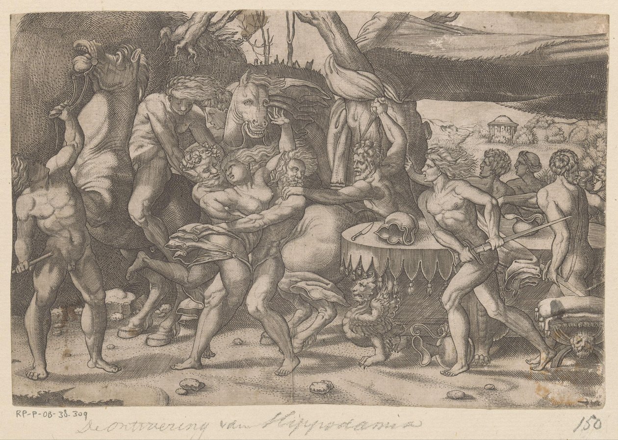 Abduction of a Woman by Man and Satyr by Anonymous