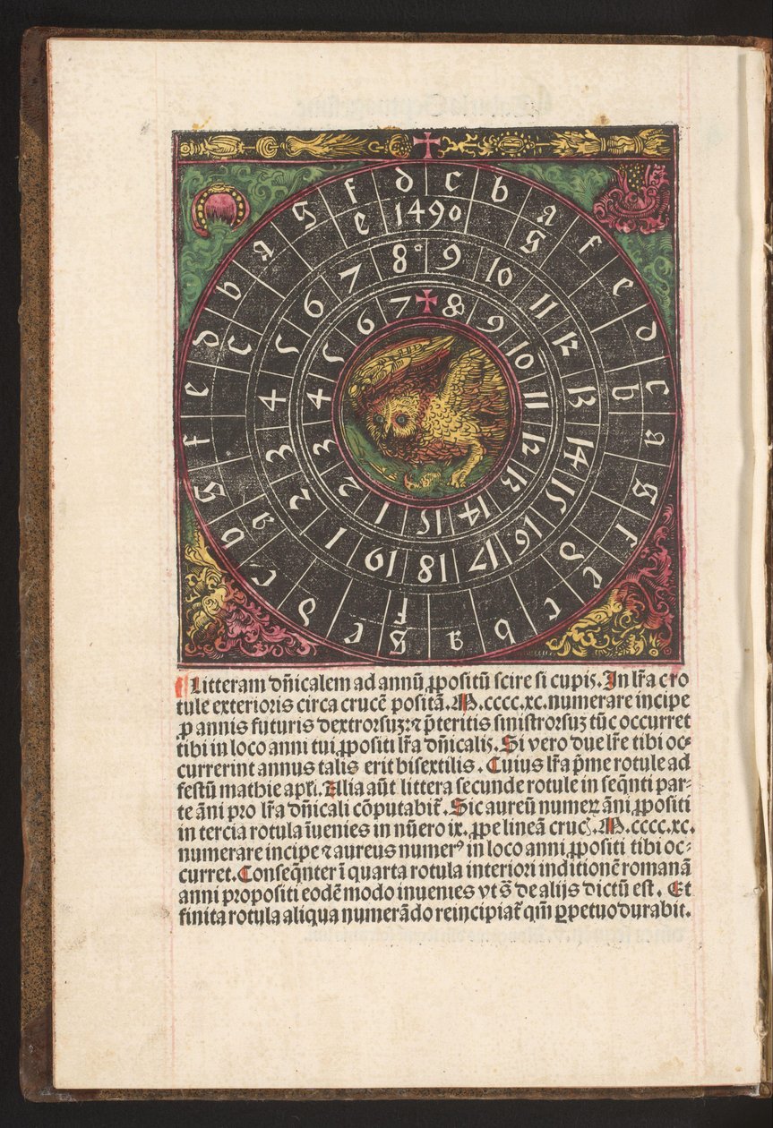 Scheme for Determining the Dominical Letter by Anonymous