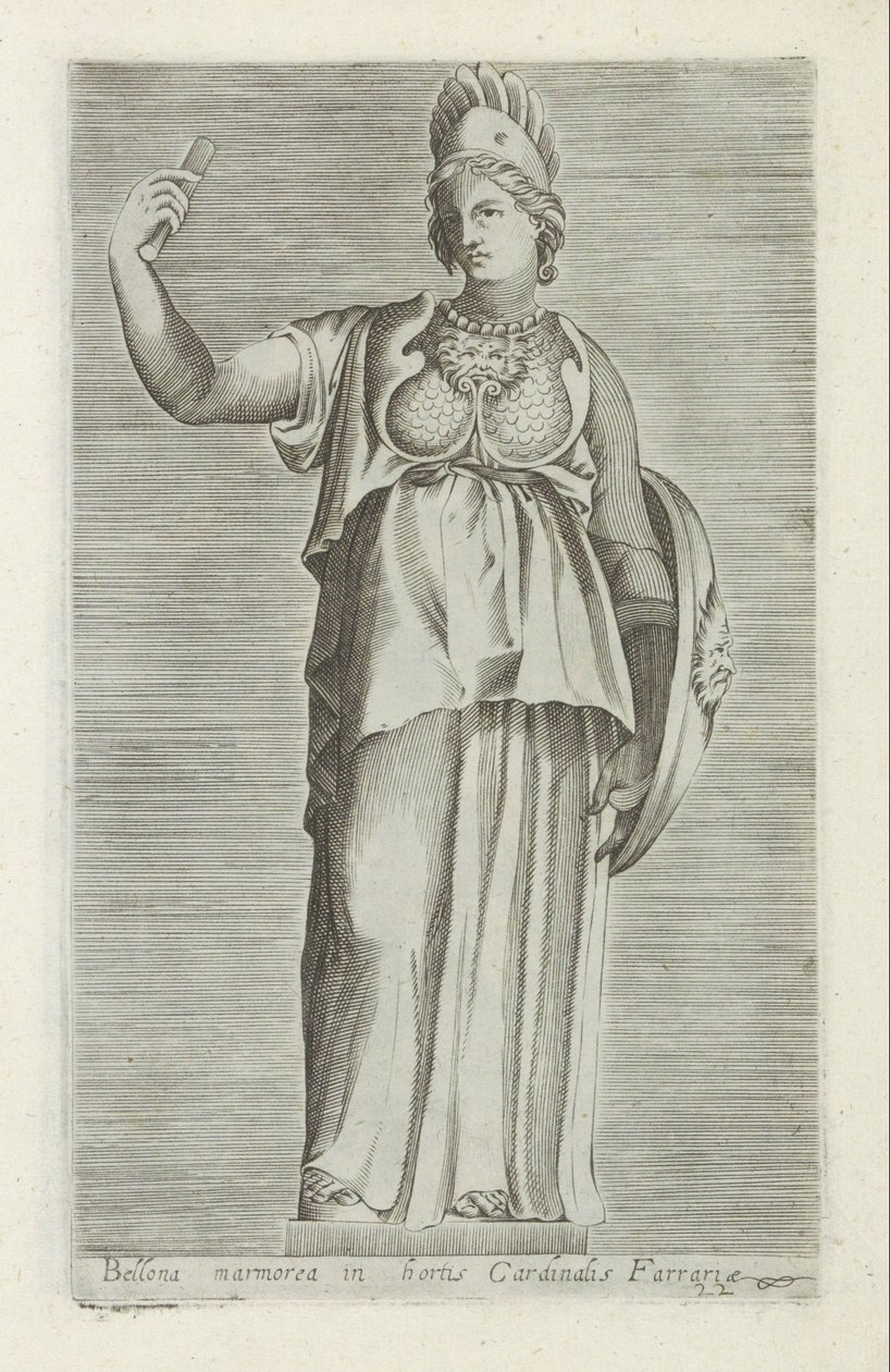 Sculpture of Bellona (Antieke sculpturen in Rome) by Anonymous