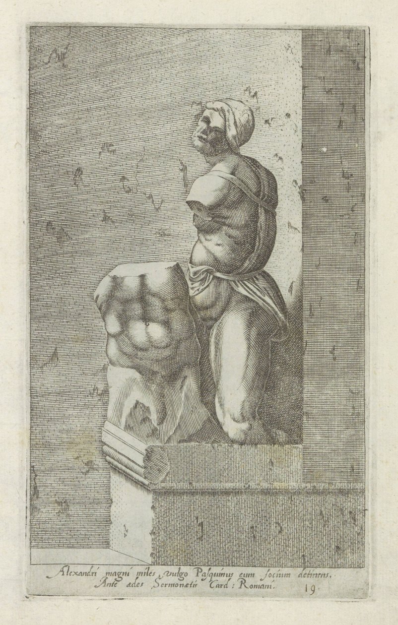 Sculpture of Pasquino by Anonymous