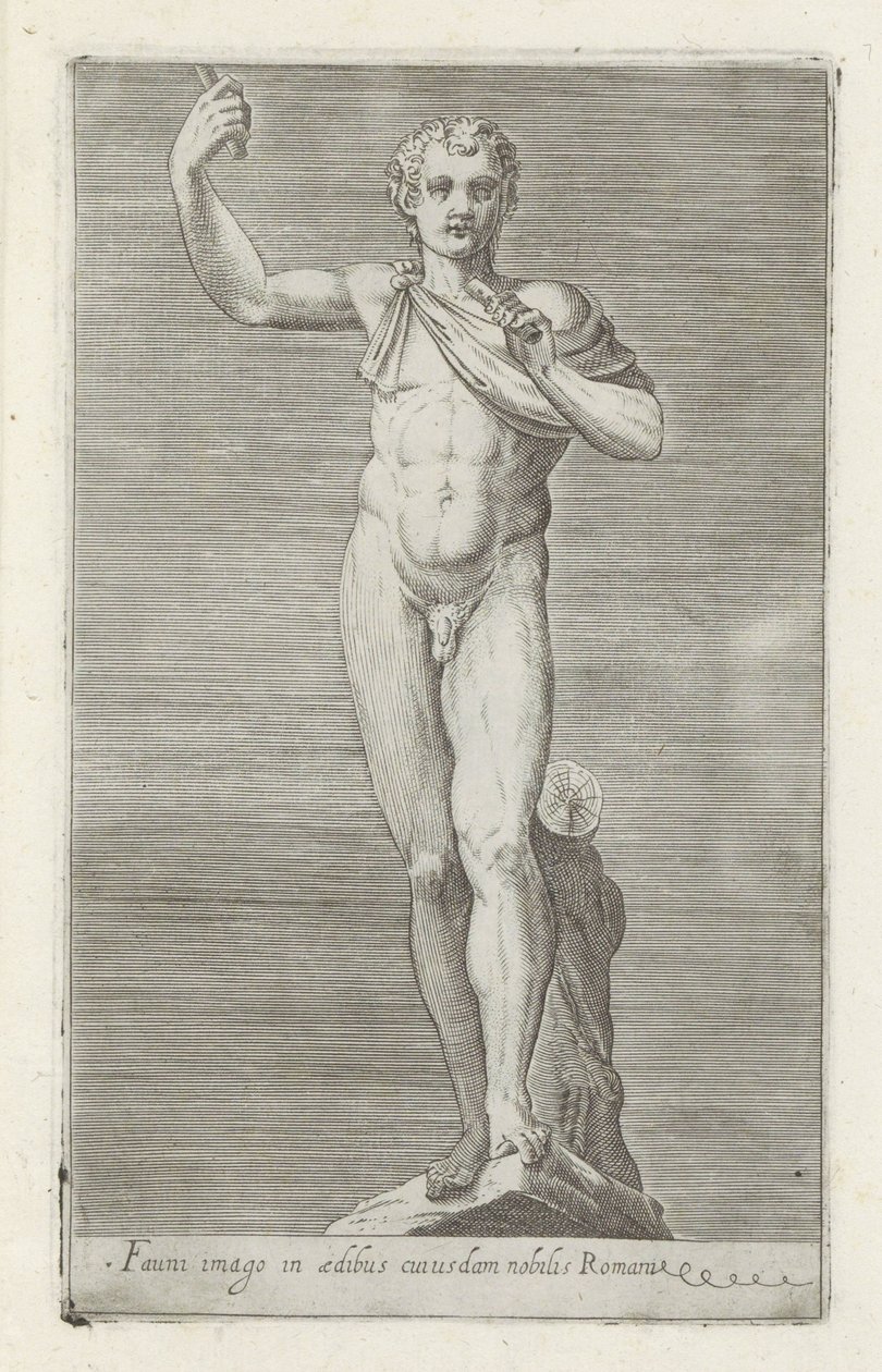 Sculpture of a faun by Anonymous