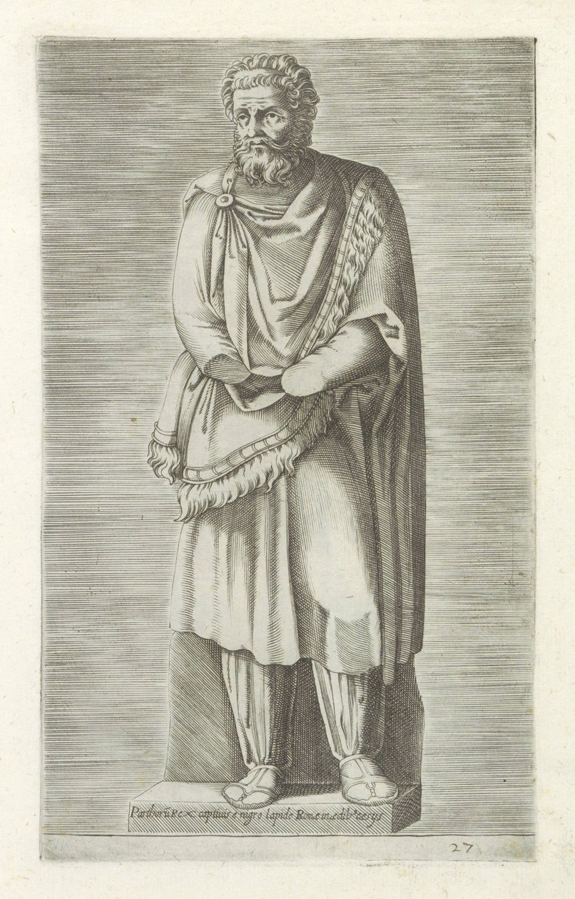 Sculpture of a Captive King by Anonymous