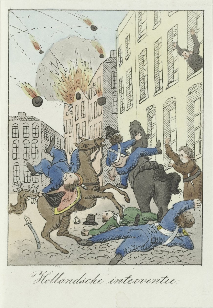 Caricature of the Dutch Intervention, 1831 (Dutch Intervention) by Anonymous