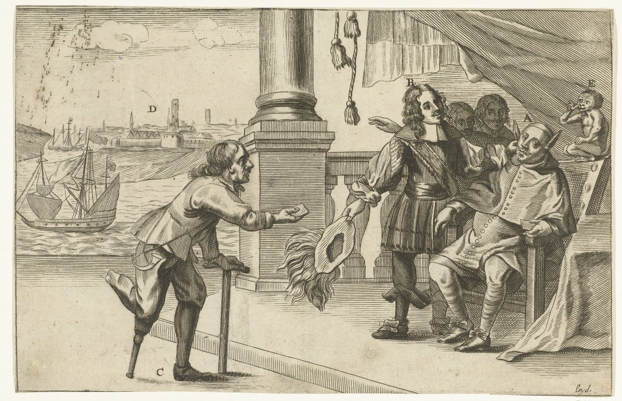 Satire on the Failed Attack on Ostend, 1658 by Anonymous