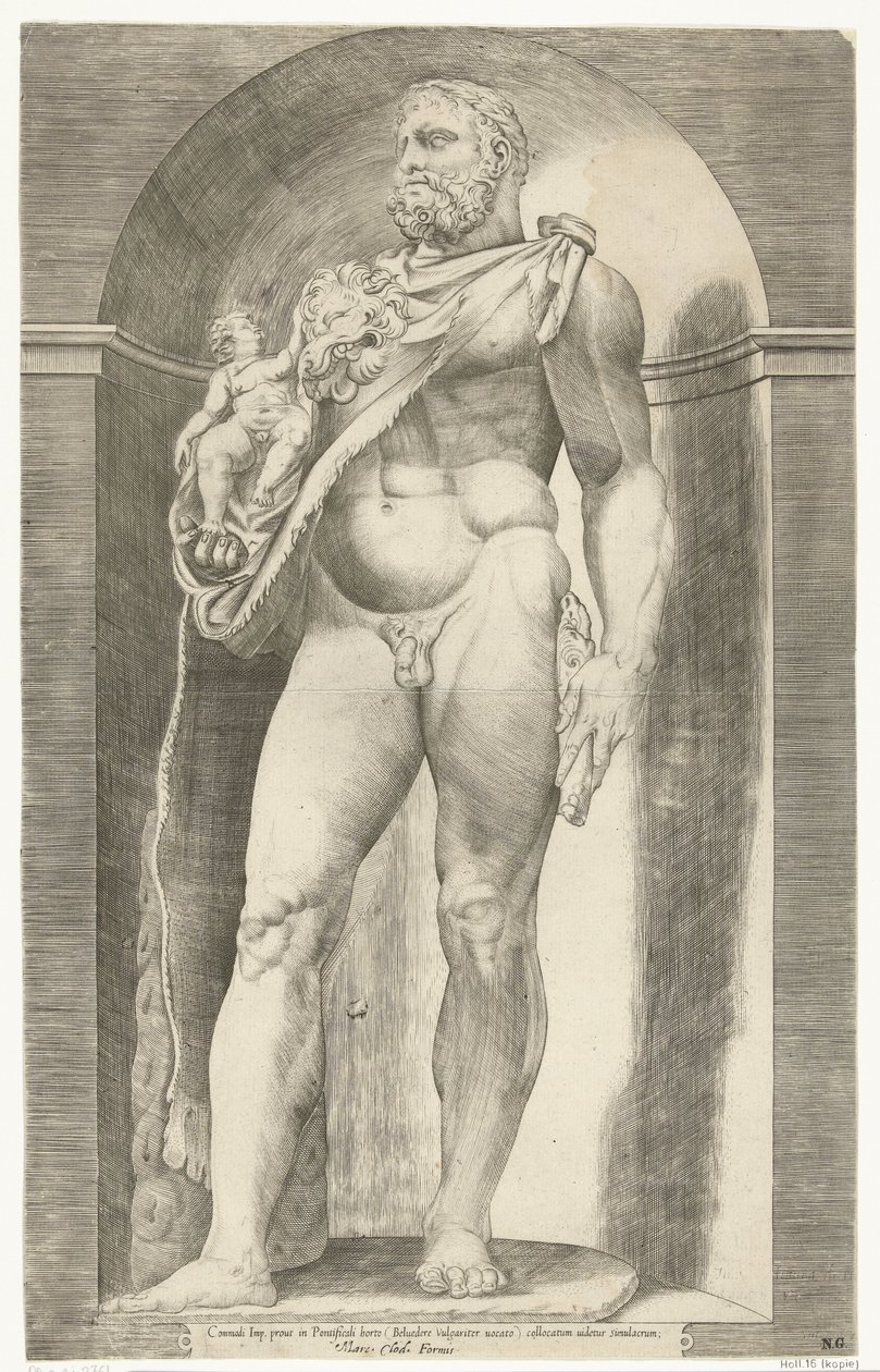 Statue of Emperor Commodus as Hercules by Anonymous