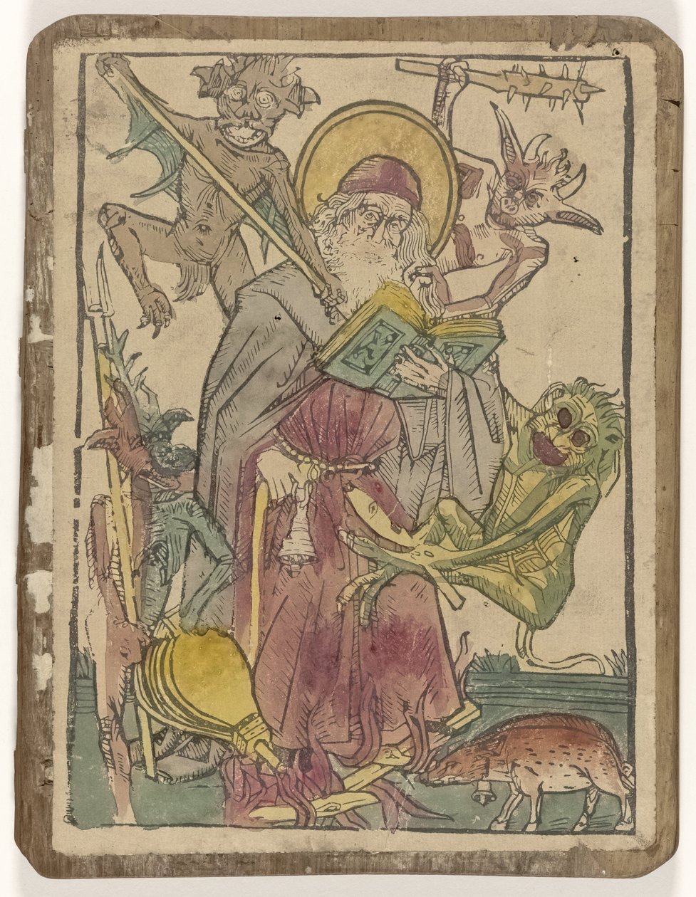 The Temptation of St Anthony by Anonymous