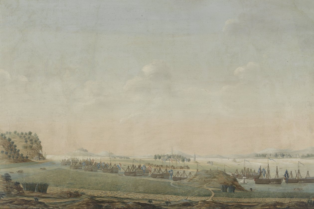 Three Views of the Pearl River: Canton, Macao, Whampoa by Anonymous