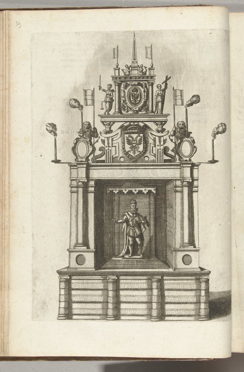 Scene with Emperor Ferdinand I, 1594 by Anonymous