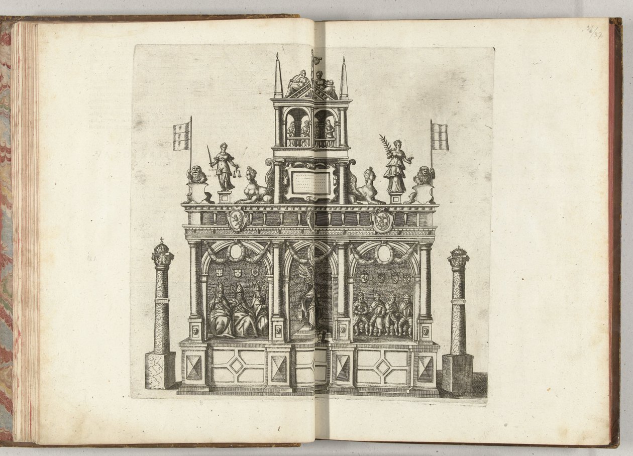 Scene with Emperor Charles V, 1594 by Anonymous