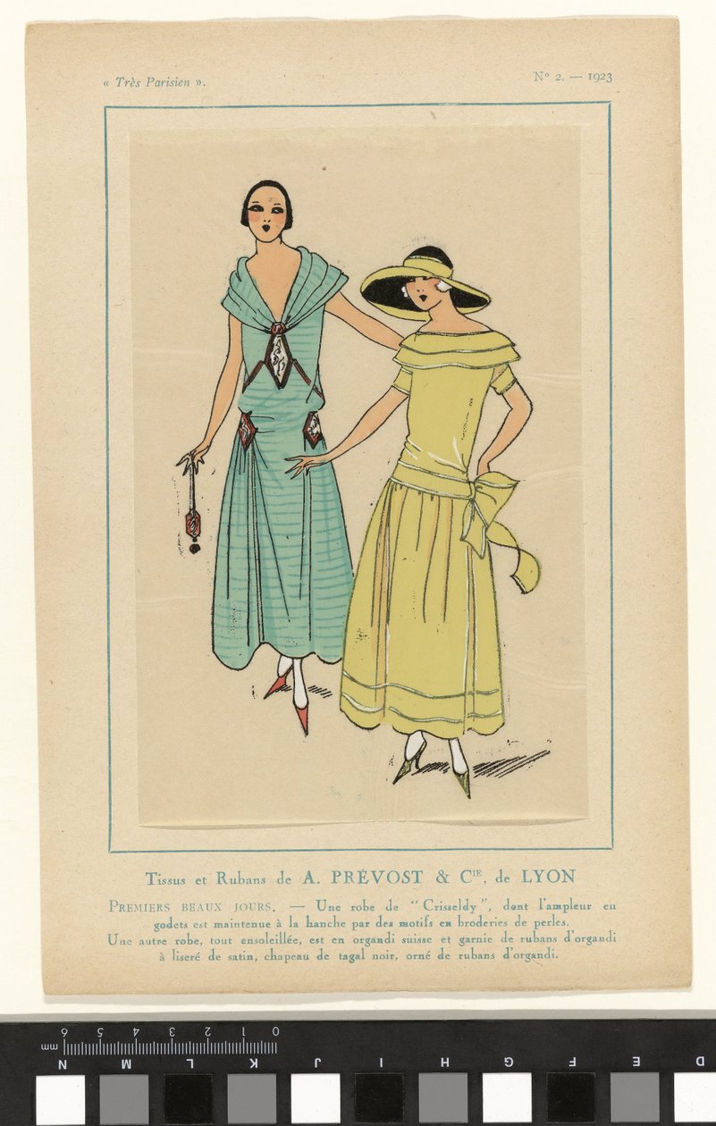 Very Parisian, 1923, No. 2: Fabrics and Ribbons of A. PRÉVOST & Cie. of LYON by Anonymous