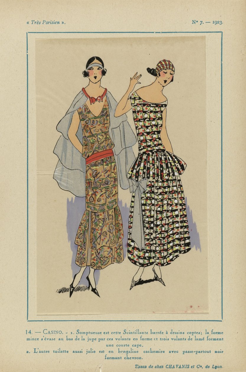 Very Parisian, 1923, No 7: 14.- CASINO. by Anonymous
