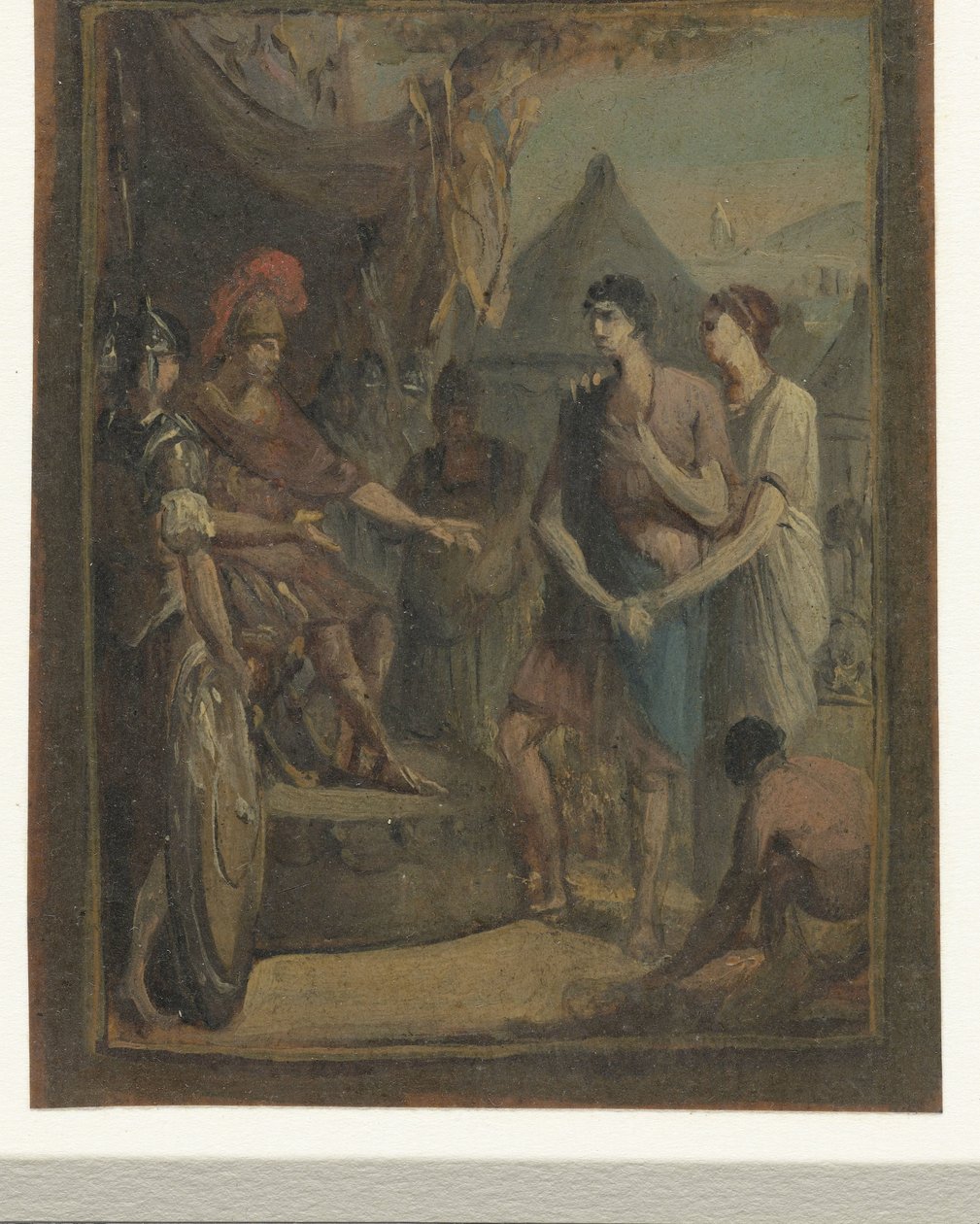 Two Young Men Presented to a Commander by Anonymous