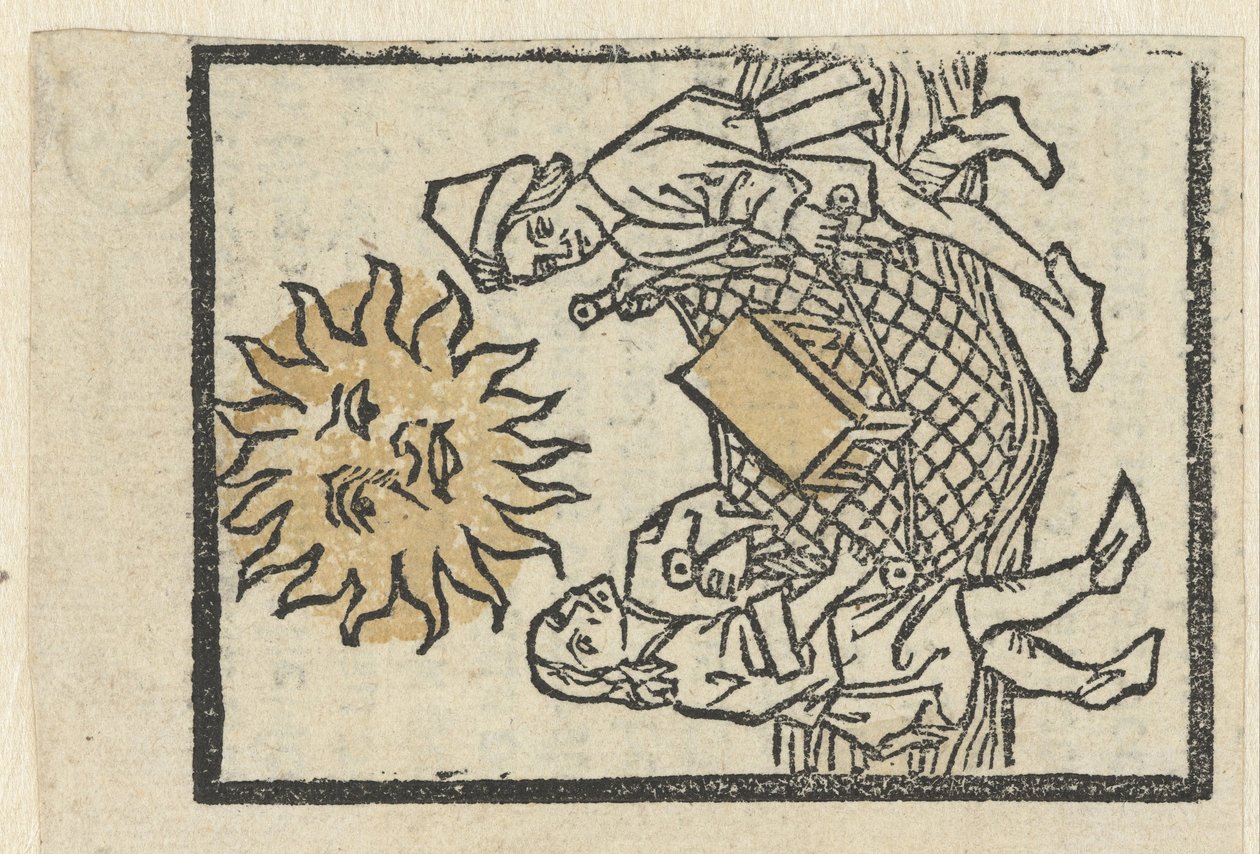 Two Men with a Net by Anonymous