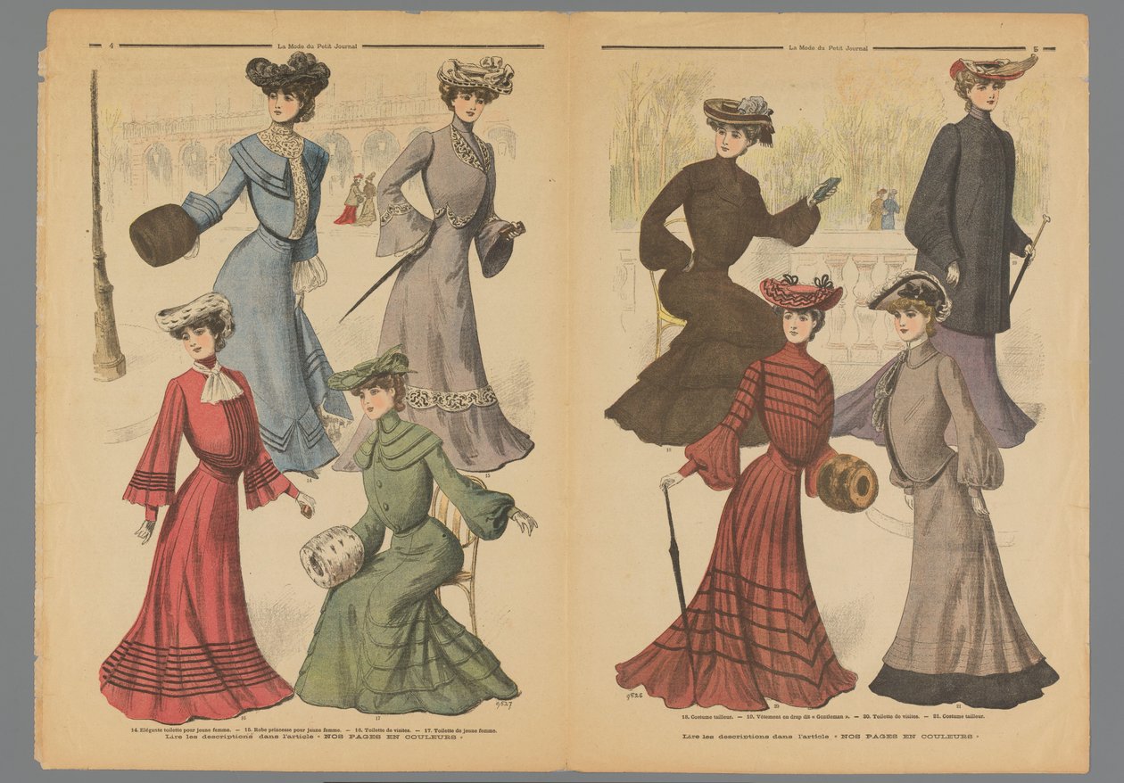 Two Pages from La Mode du Petit Journal, November 10, 1902 by Anonymous