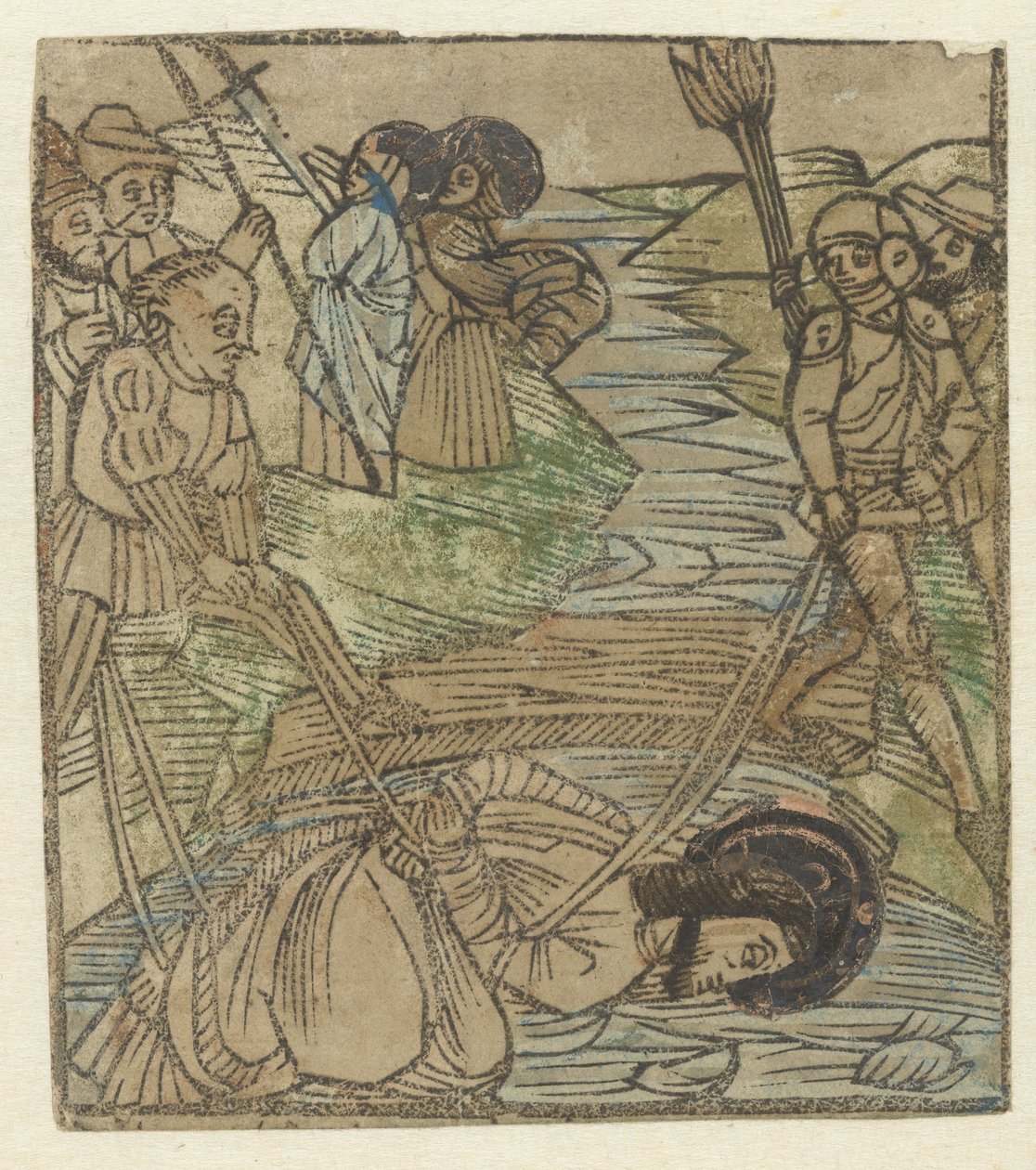 Fall of Christ in the Brook of Cebron by Anonymous