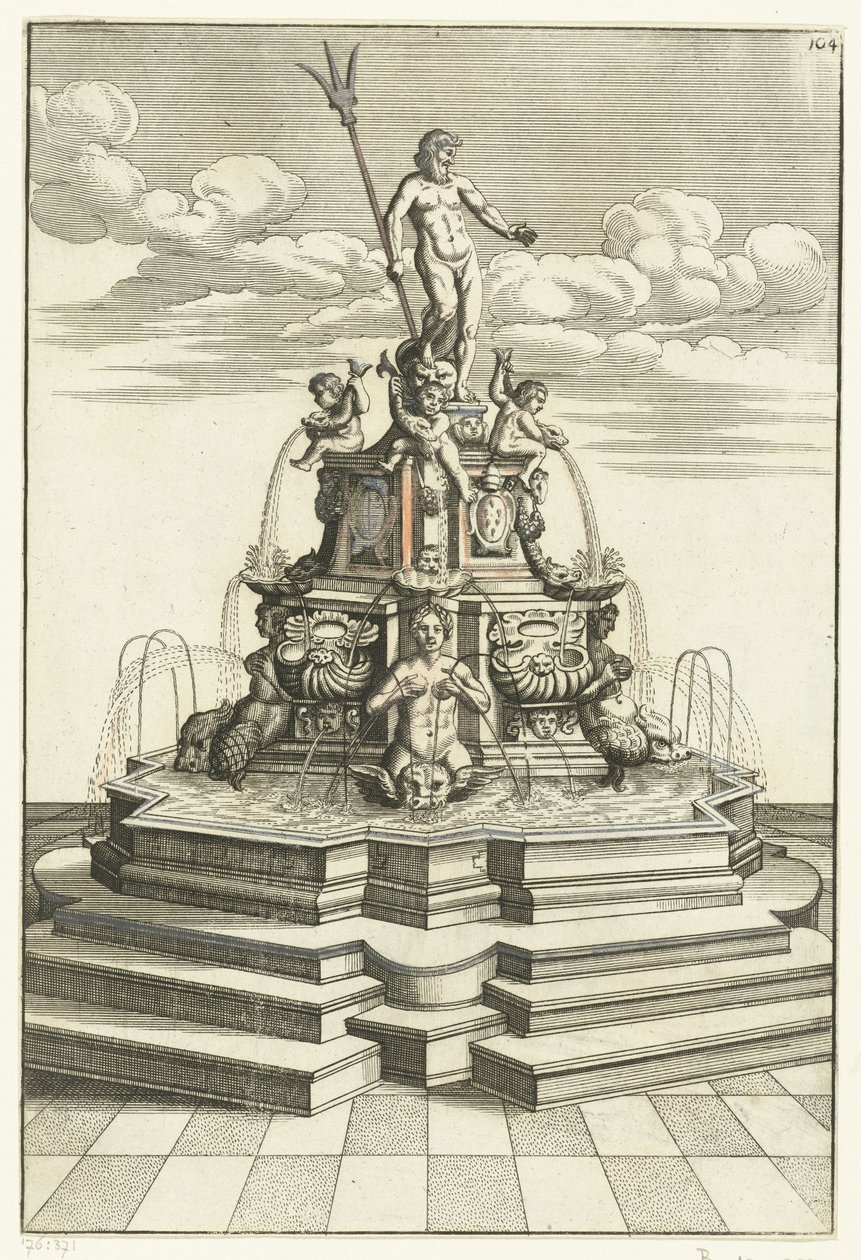 Polygonal Basin on Platform with Steps by Anonymous