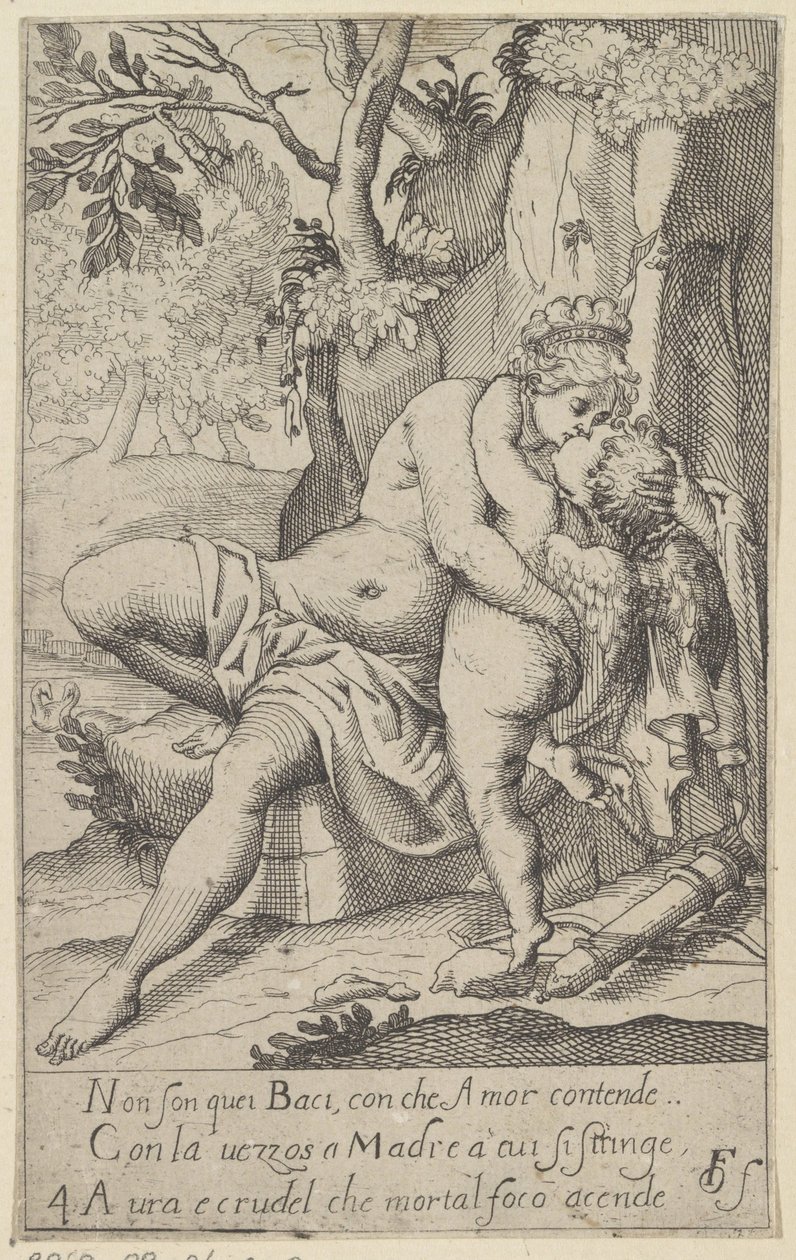Venus Kissing Cupid (Scenes with Venus and Cupid, Scherzi d