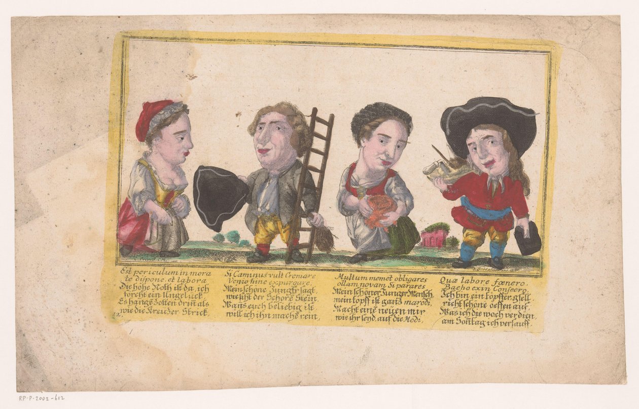 Four Dwarfs by Anonymous