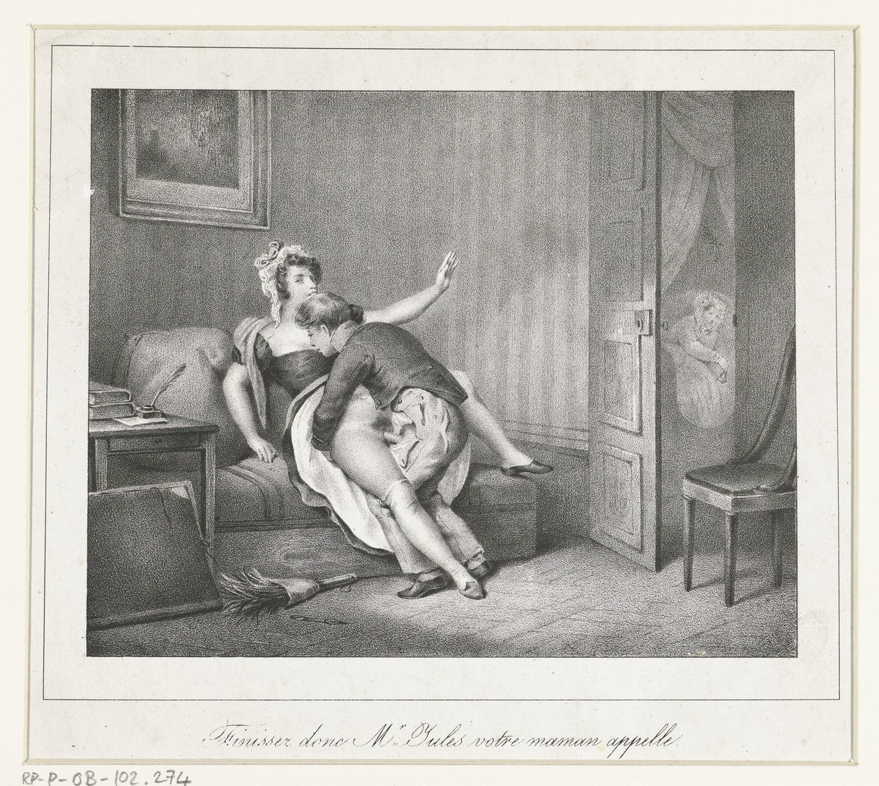 Lovers on a Bench by Anonymous