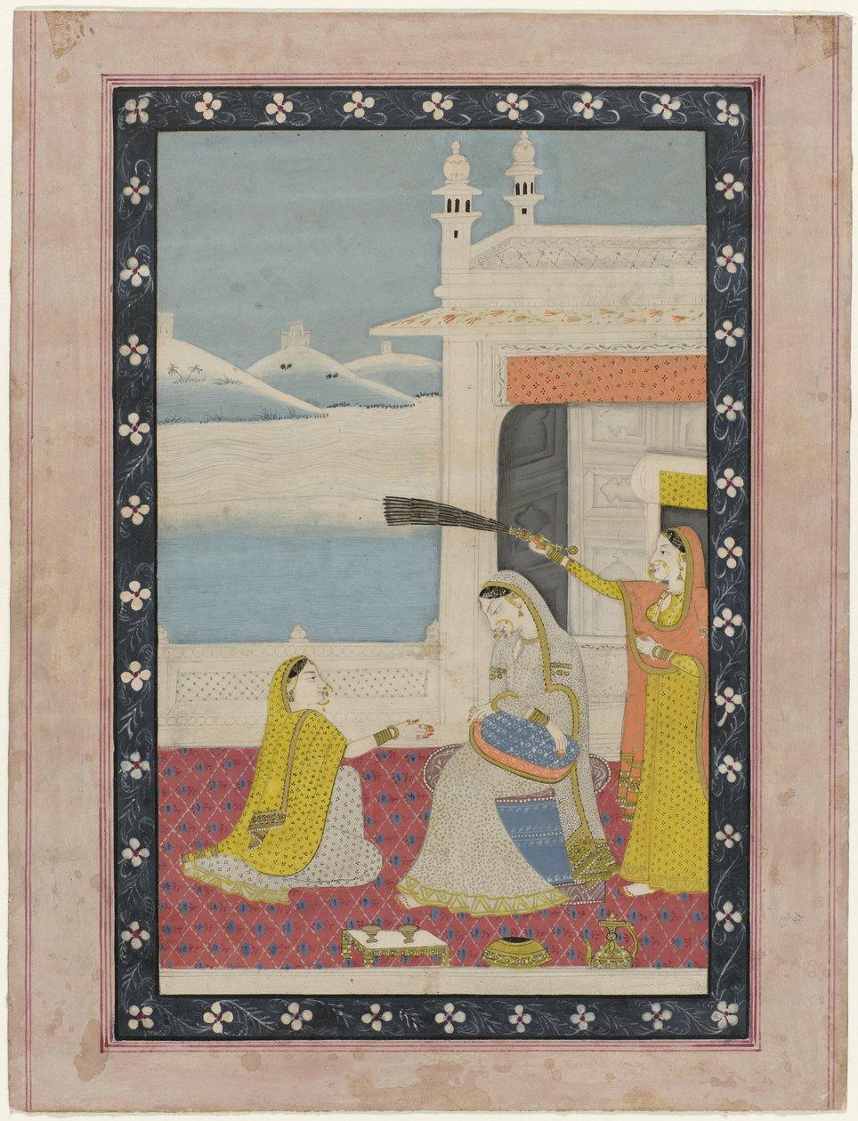 Seated Lady on Terrace by Anonymous