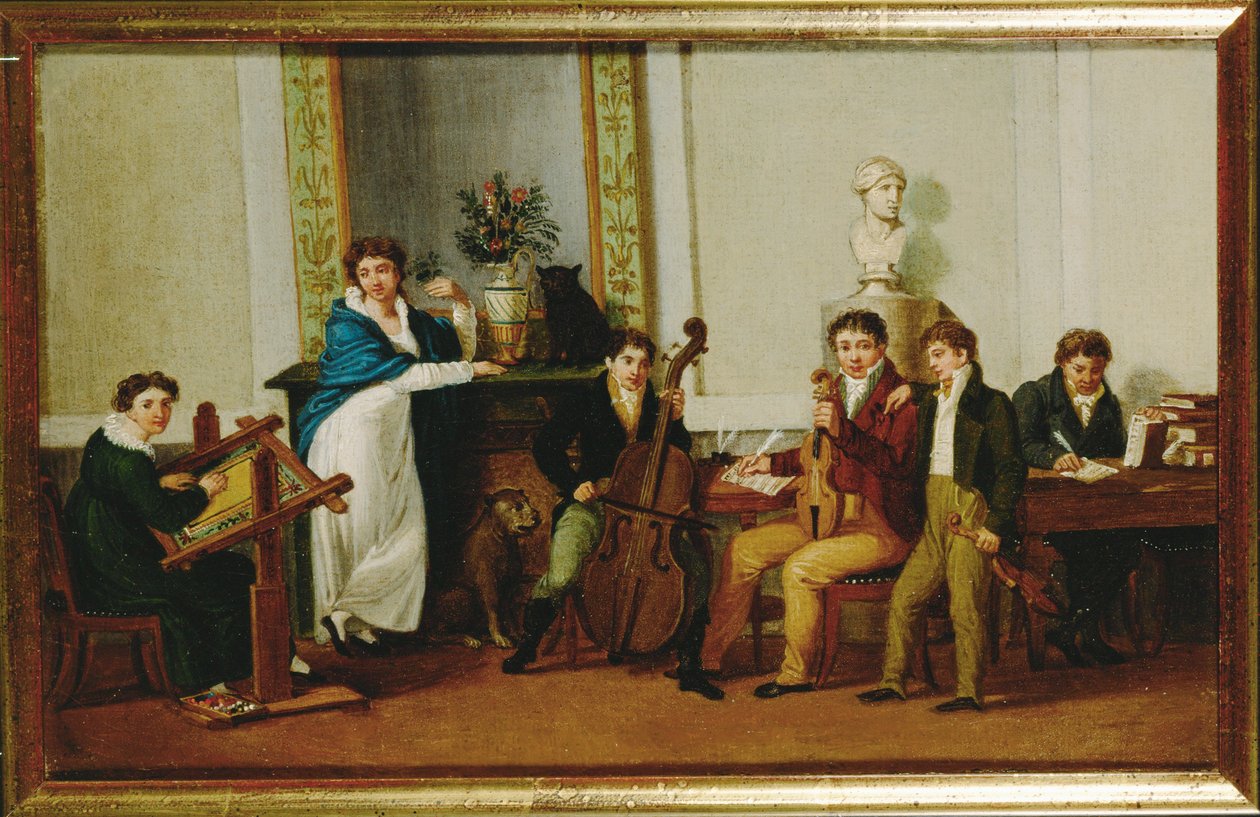 A Trio for Strings in a Bourgeois Setting by Anonymous Anonymous