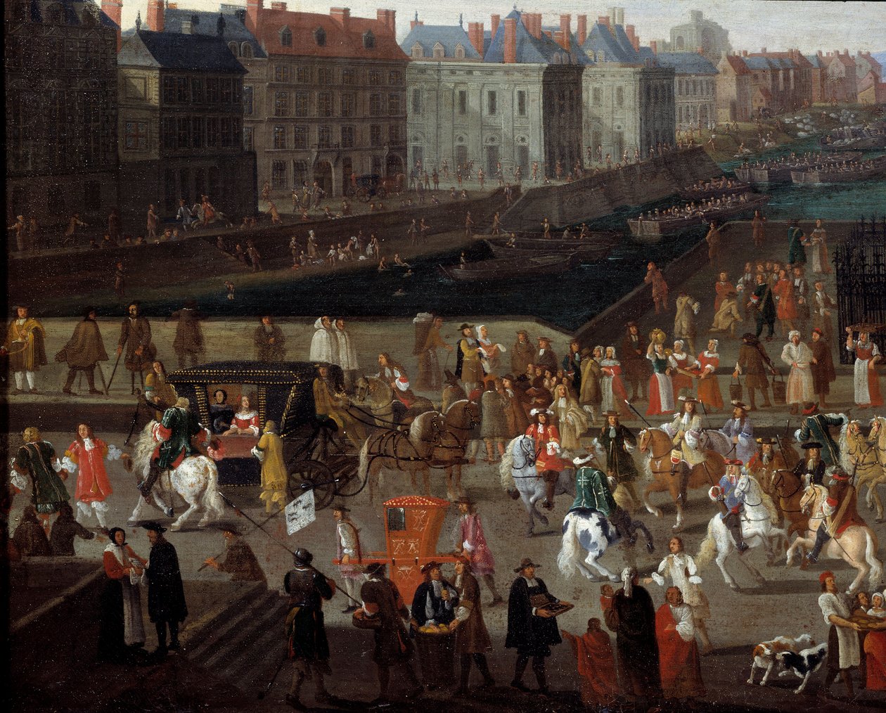 Activities and Passage on the Pont Neuf in Paris by Anonymous Anonymous