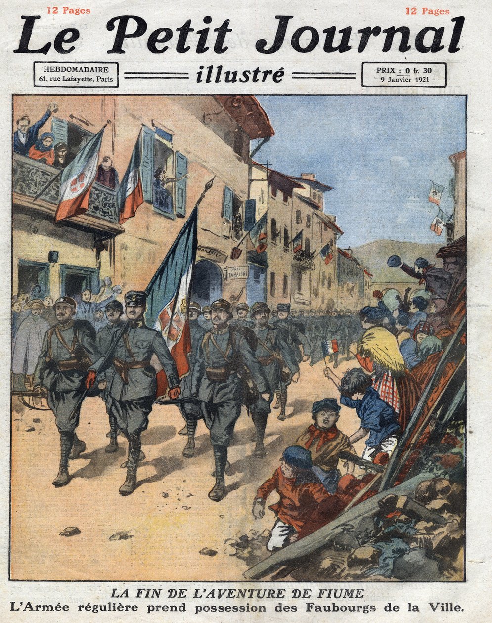 As a result of the Rapallo trade, Fiume (Rijeka) became a free state, the Italian army, which had just expelled Gabriele d
