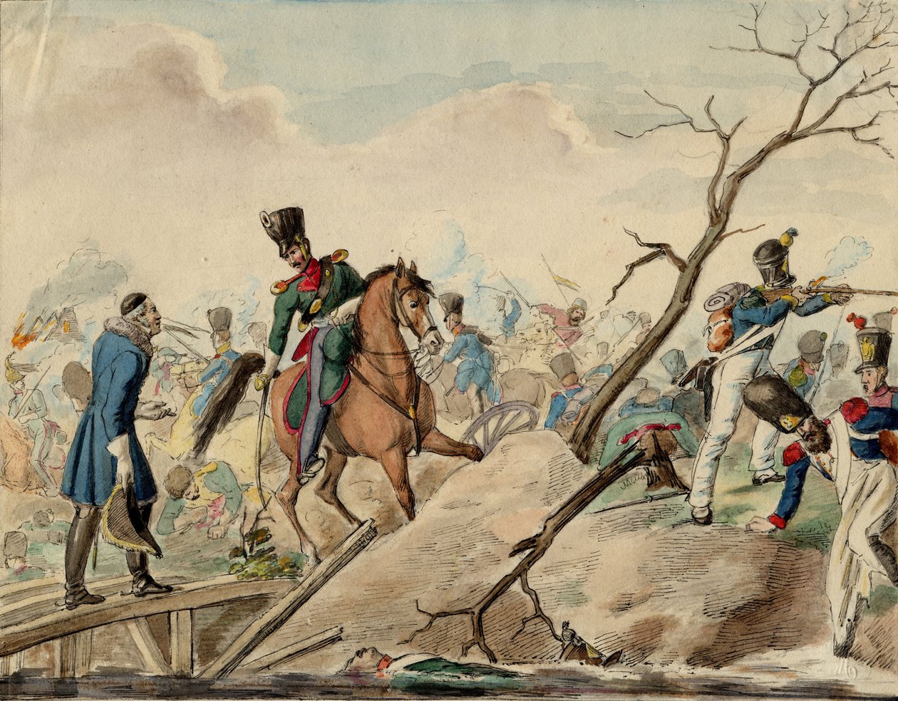 An Episode from the Battle of Leipzig by Anonymous Anonymous