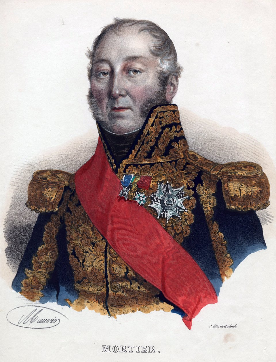 Edouard Adolphe Mortier (1768-1835), Marshal of France by Anonymous Anonymous