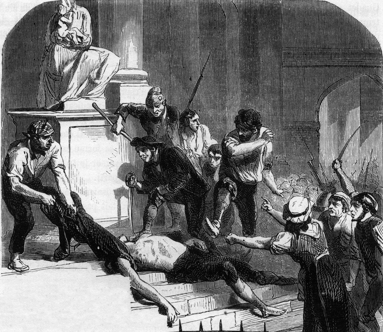 French Revolution - Massacres of La Glaciere, Avignon - Murder of Lescuyer by Anonymous Anonymous