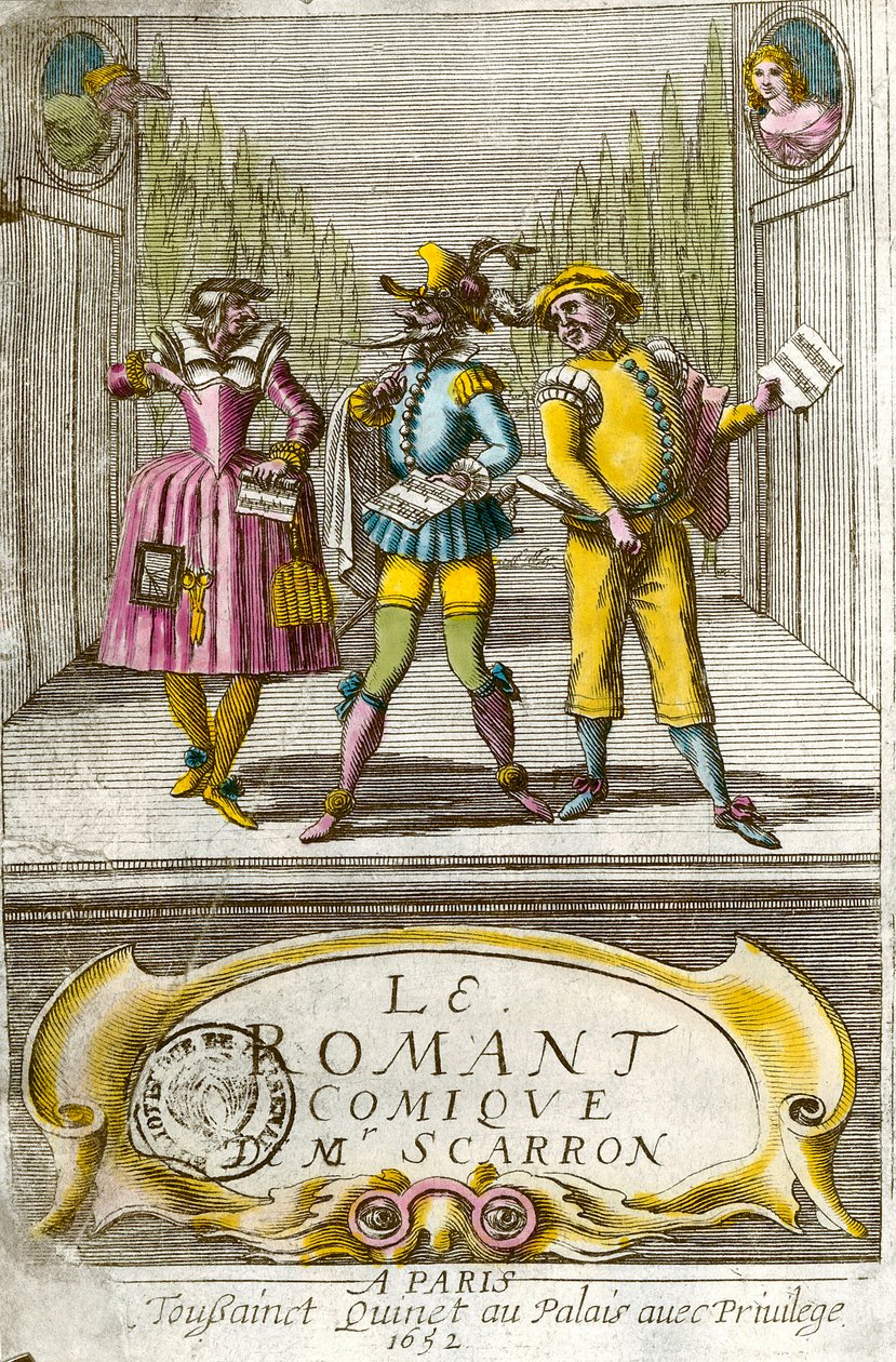 Frontispiece of The Comic Novel by Paul Scarron by Anonymous Anonymous
