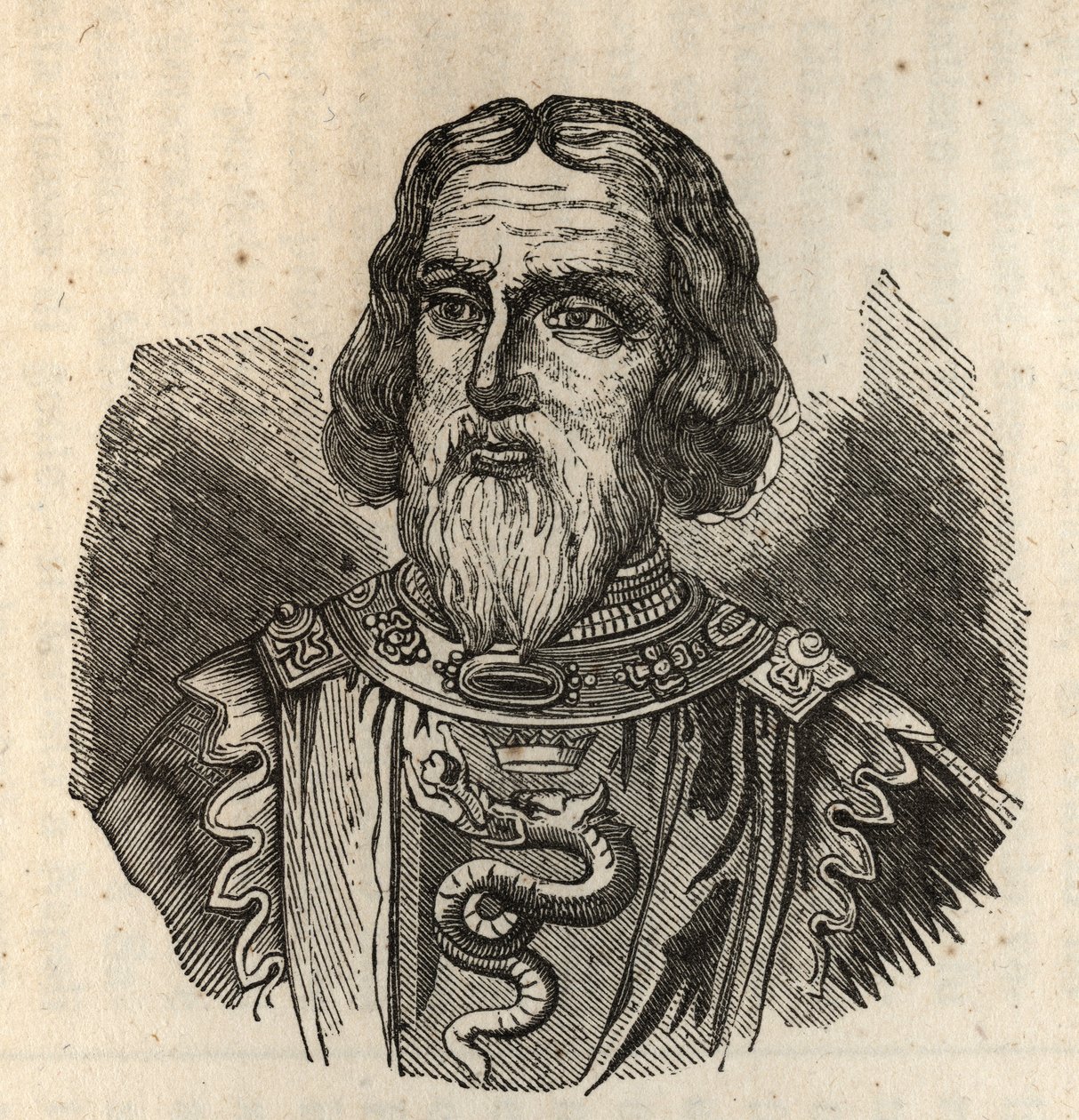 Portrait of Galeazzo I Visconti by Anonymous Anonymous