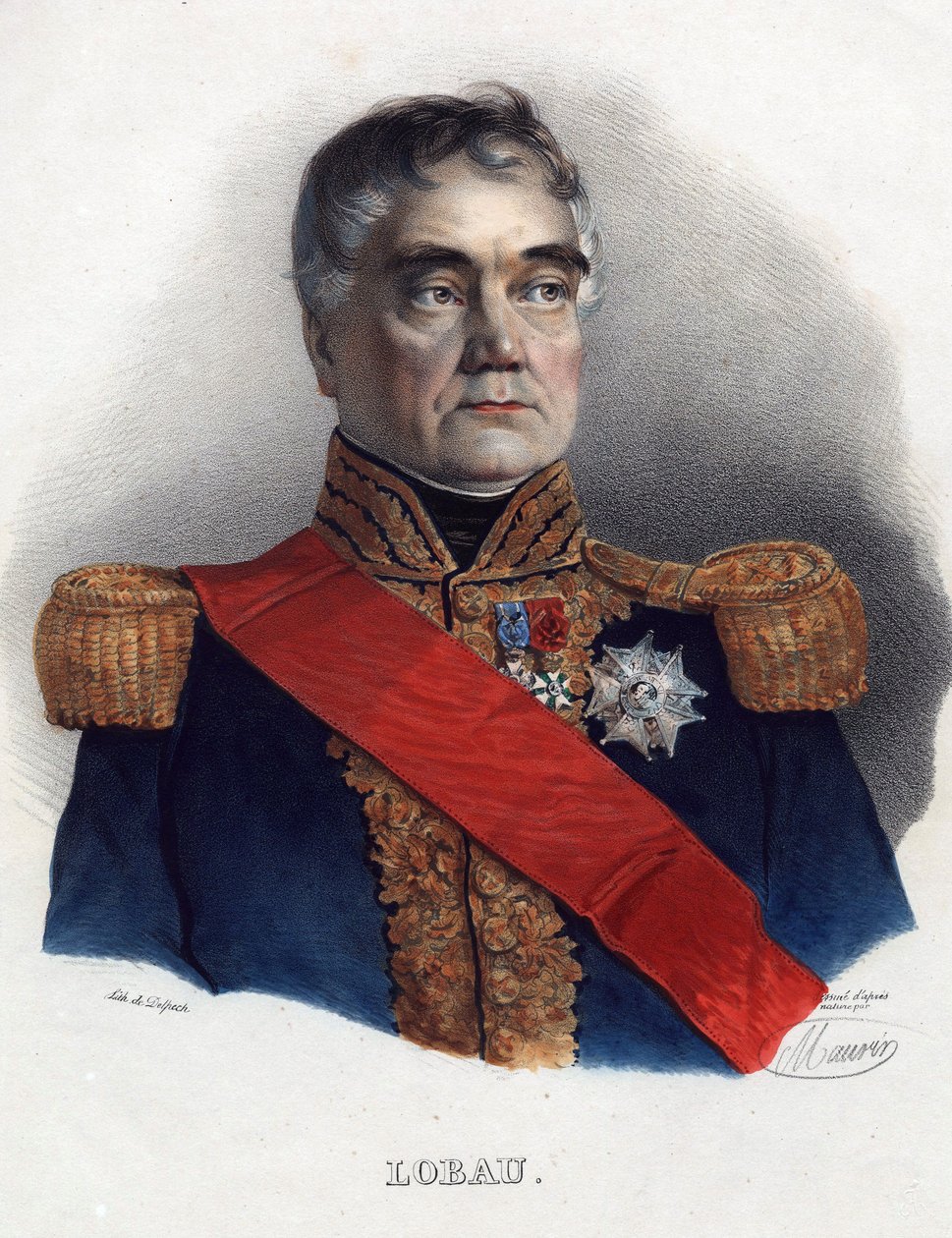 Georges Mouton de Lobau (1770-1838), Marshal of France by Anonymous Anonymous