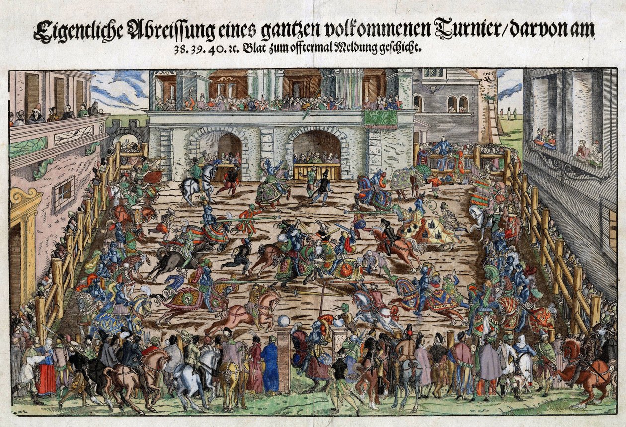 German Knight Tournament by Anonymous Anonymous