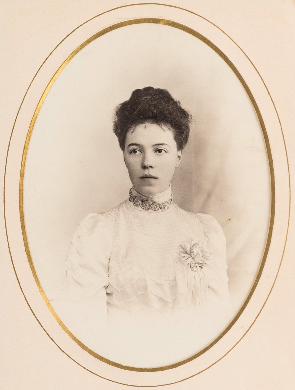Grand Duchess Olga Alexandrovna of Russia, Anonymous. Albumin Photo. Private Collection by Anonymous Anonymous