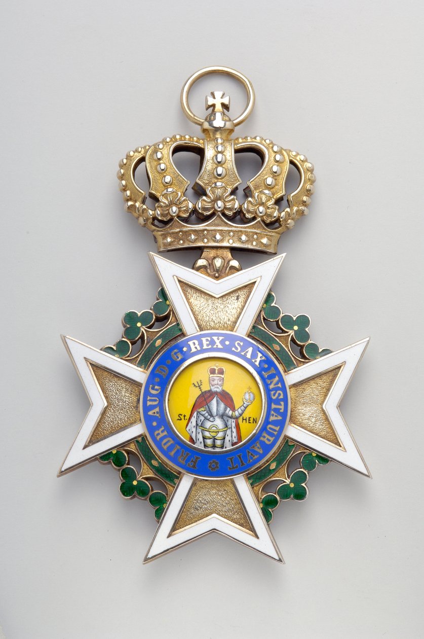 Kingdom of Saxony - Military Order of Saint Henry: Insignia of the Great Cross by Anonymous Anonymous