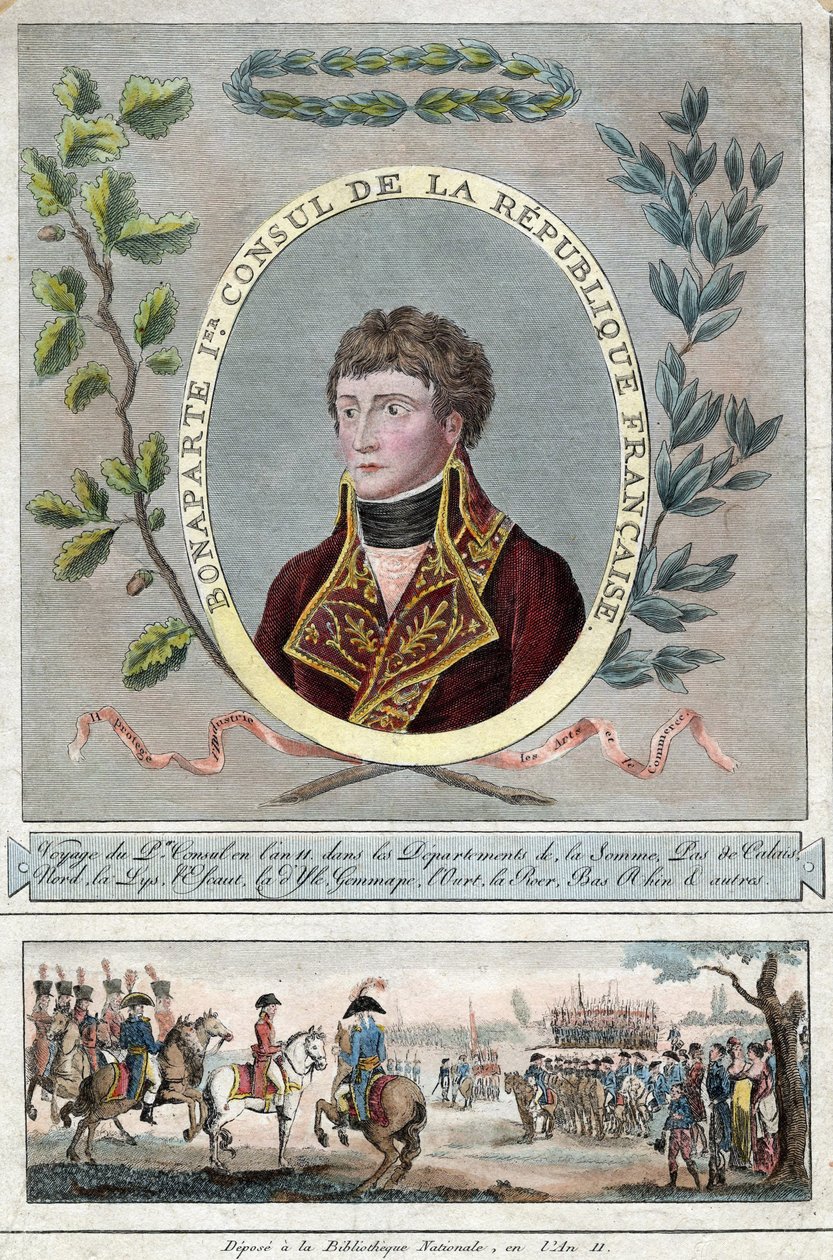 Napoleon Bonaparte as First Consul of France by Anonymous Anonymous
