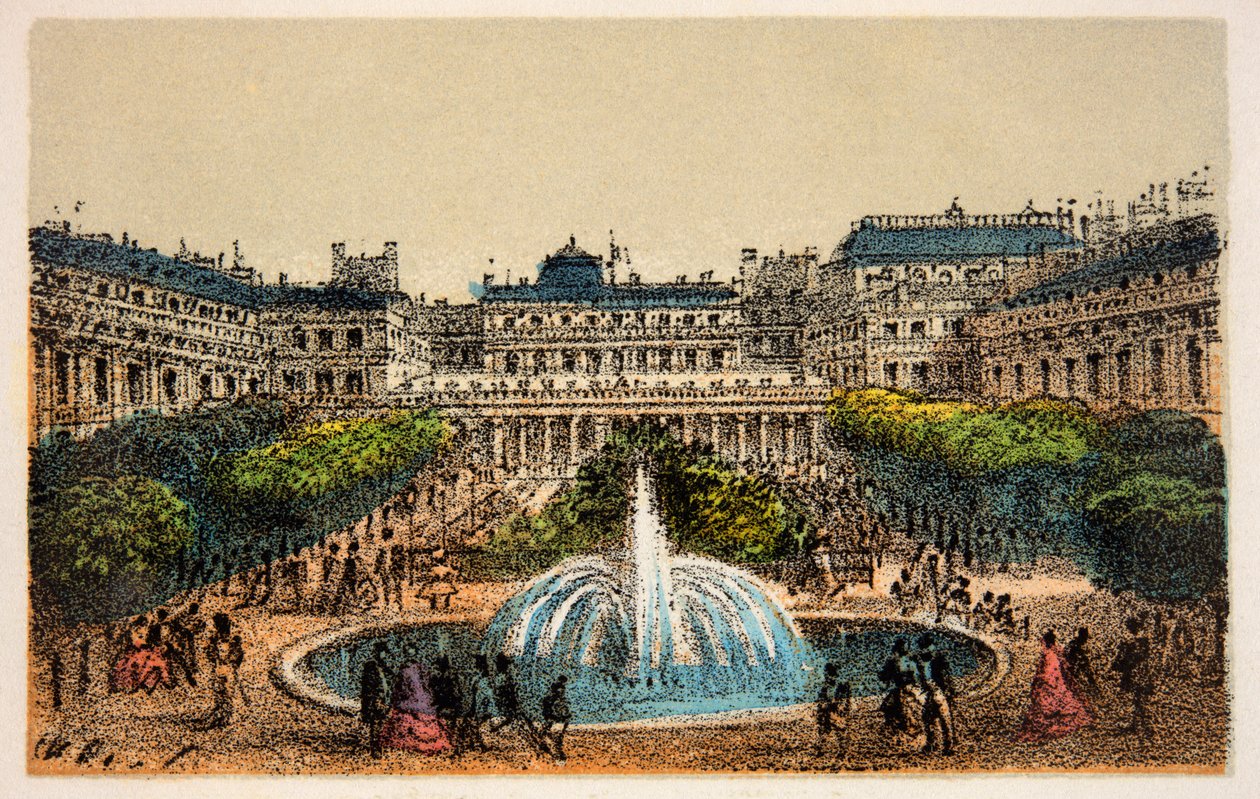Paris 1874: Gardens of the Royal Palace, Private Collection by Anonymous Anonymous