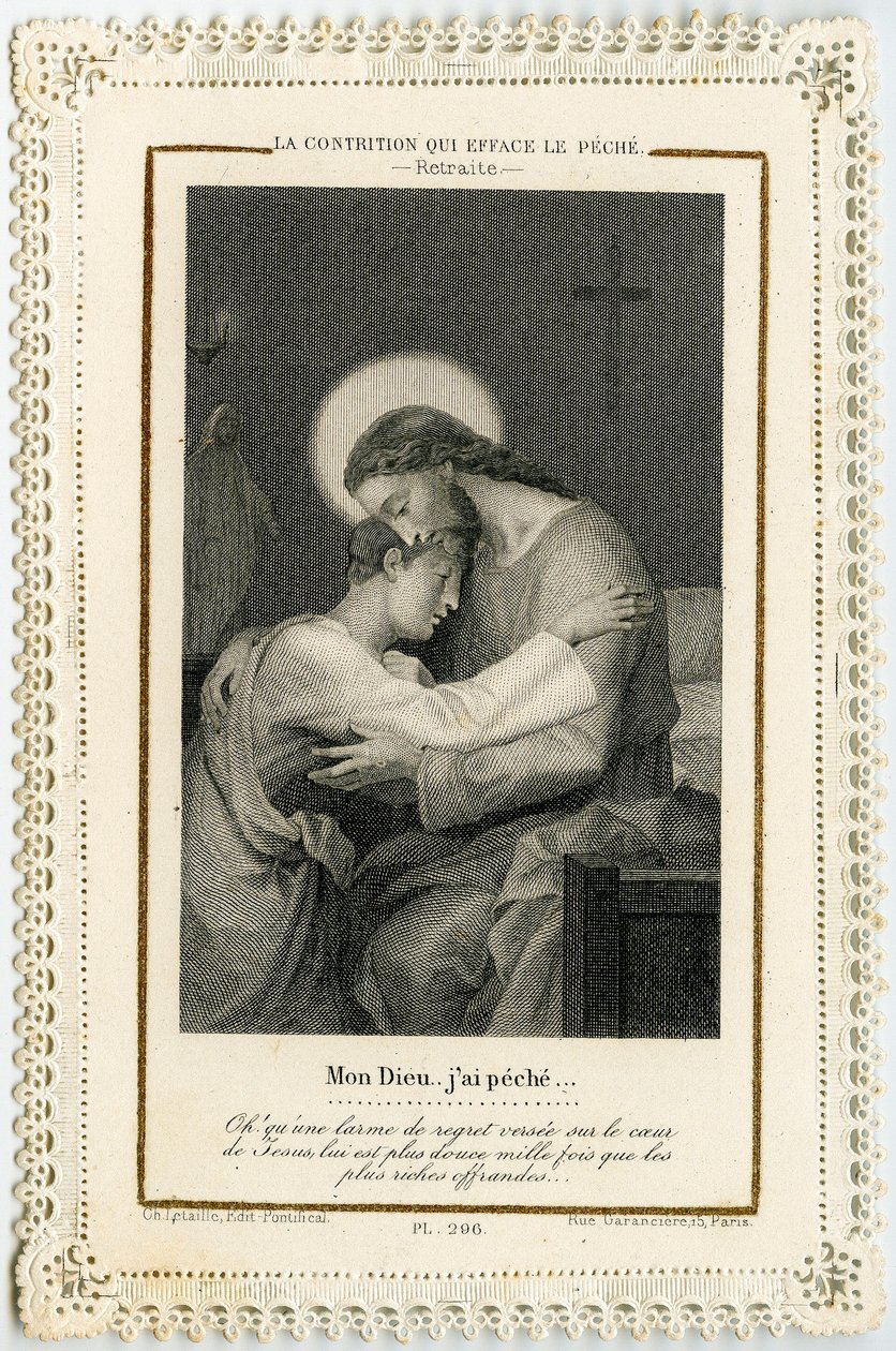 A Sinner Relying on Christ to Erase His Sins by Anonymous Anonymous