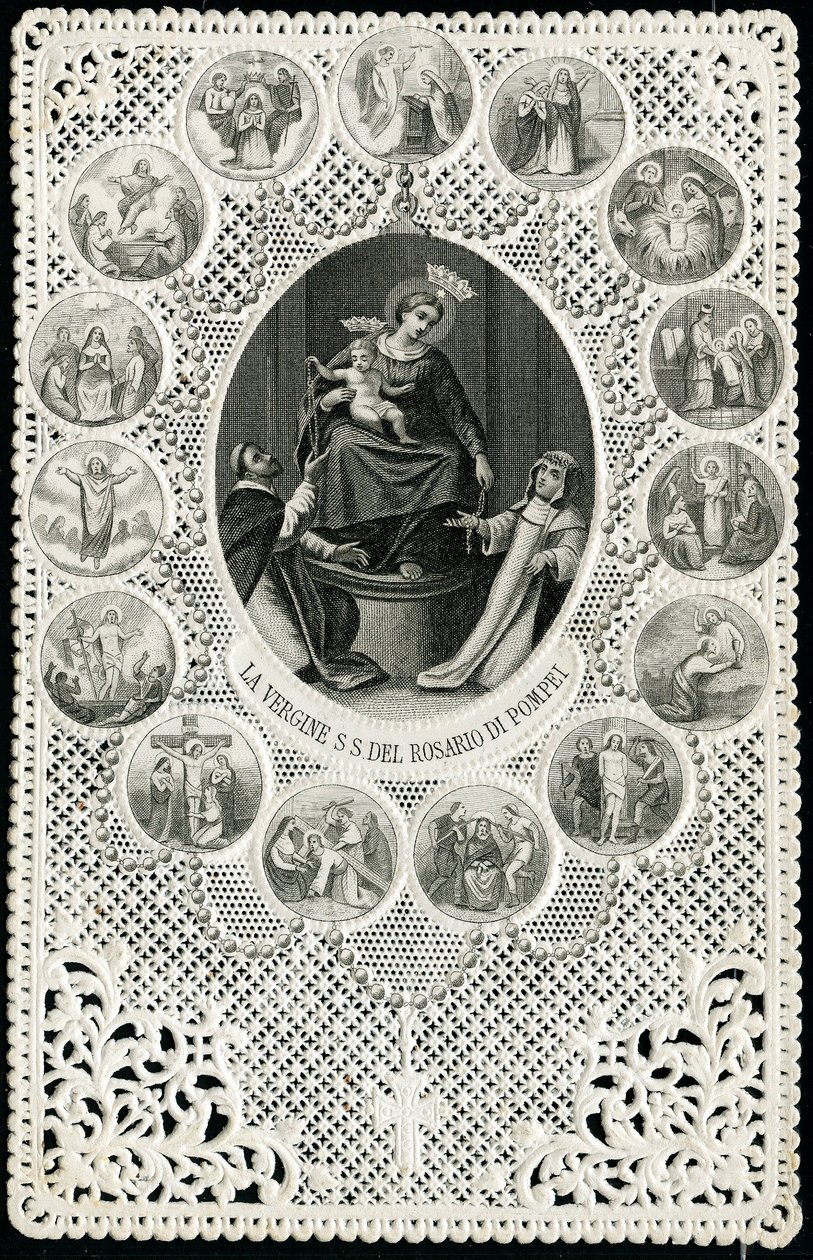 Lady of the Rosary of Pompei by Anonymous Anonymous
