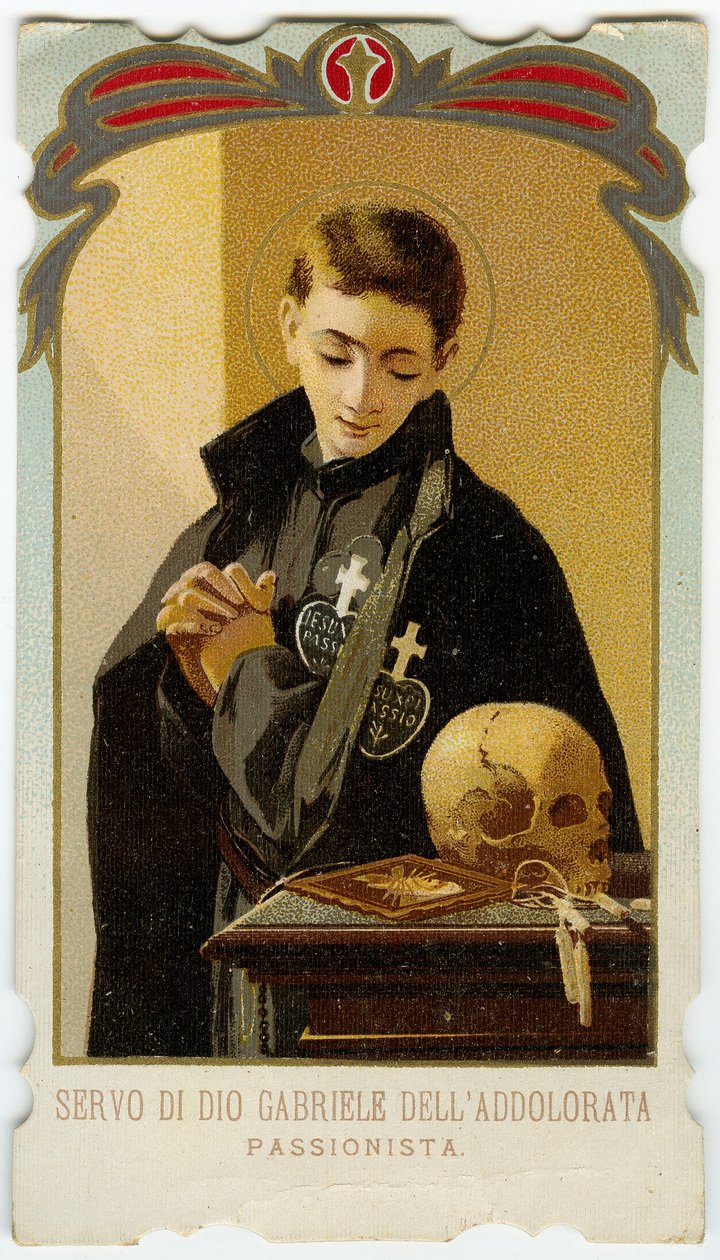 St Gabriel of Our Lady of Sorrows by Anonymous Anonymous