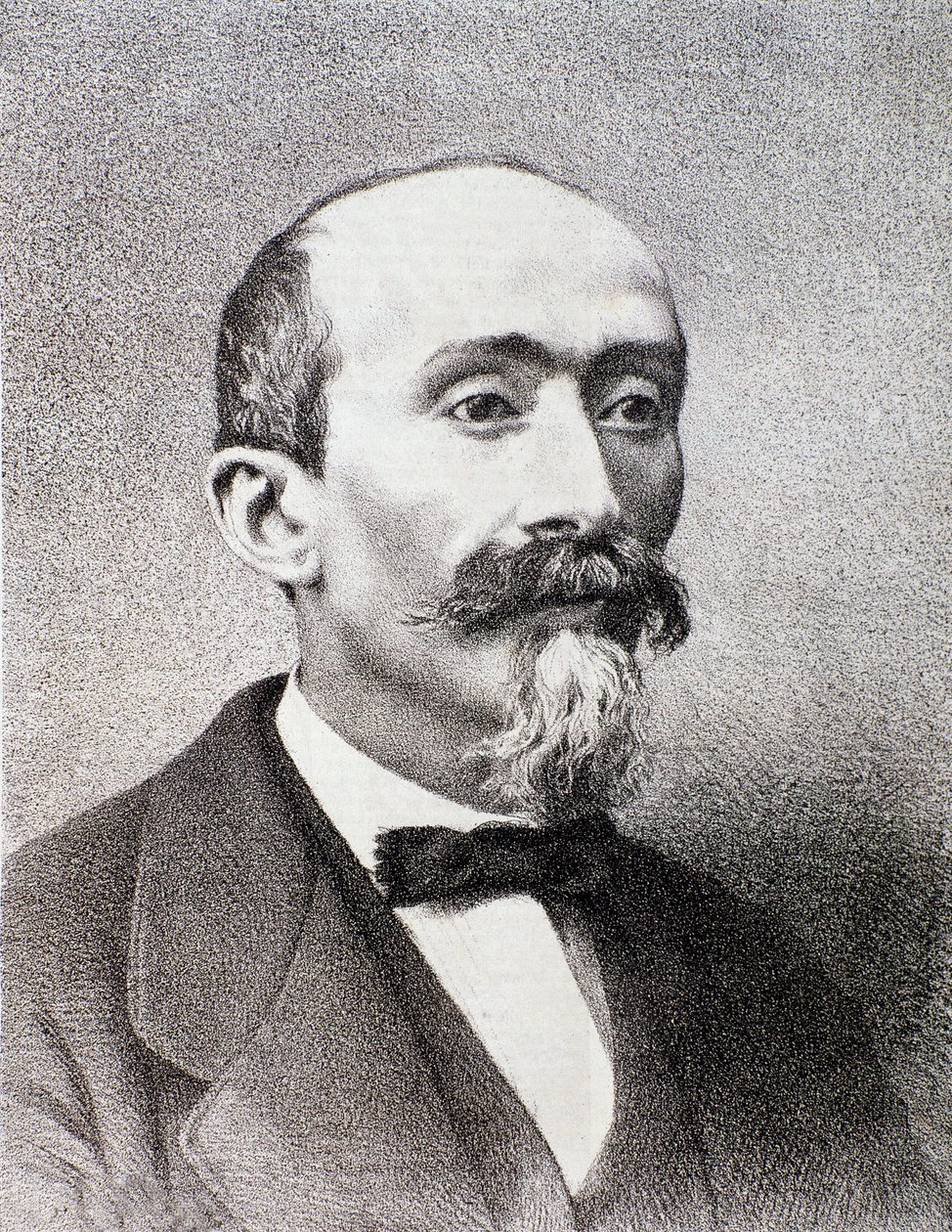 Portrait of Antonio Cagnoni, Italian composer (Milanese private collection) by Anonymous Anonymous