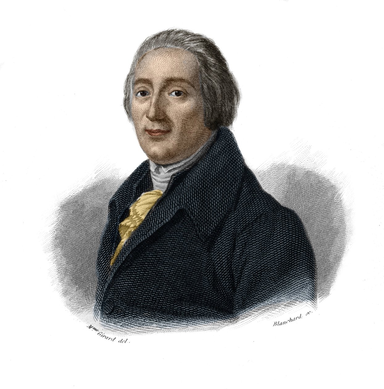 Portrait of Etienne Delessert (1735-1816) banker and industrial francais in Portraits et histoire des hommes utile: hommes et femmes de tous pays et de tous conditions, qui ont acquis des droits à la recognition des hommes published and propagated by the by Anonymous Anonymous