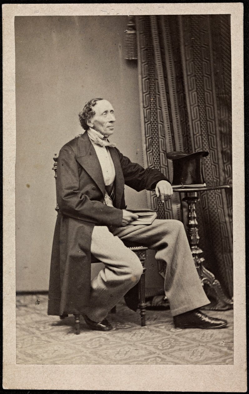 Portrait of Hans Christian Andersen (1805-1875) by Anonymous Anonymous