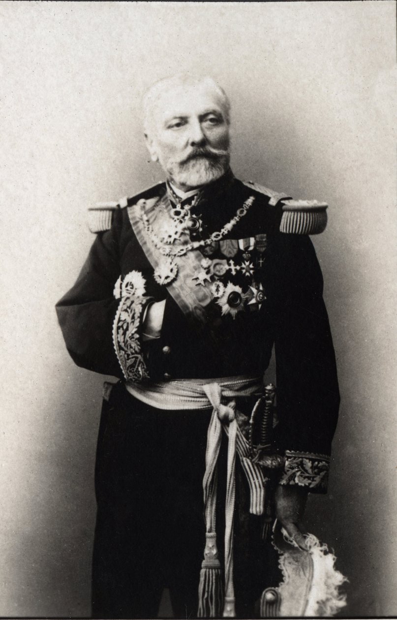 Portrait of Hyacinthe Laurent Theophile Aube, French admiral by Anonymous Anonymous